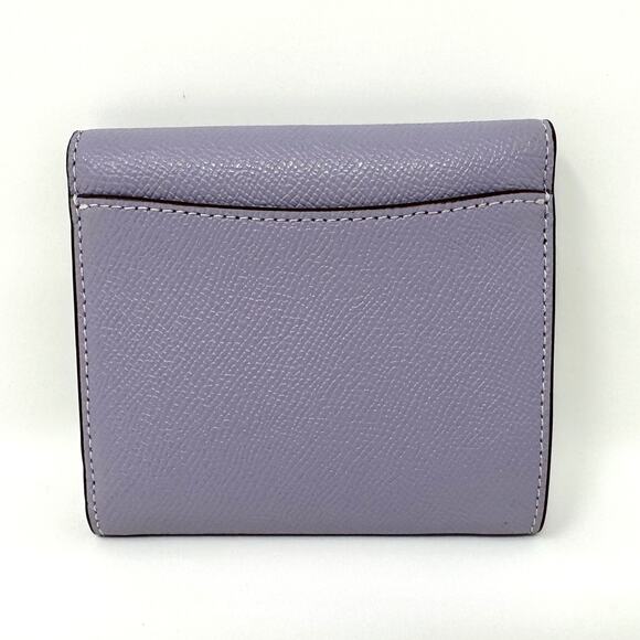 Coach Small Trifold Wallet	in Mist Purple Leather CF427 - Picture 3 of 7